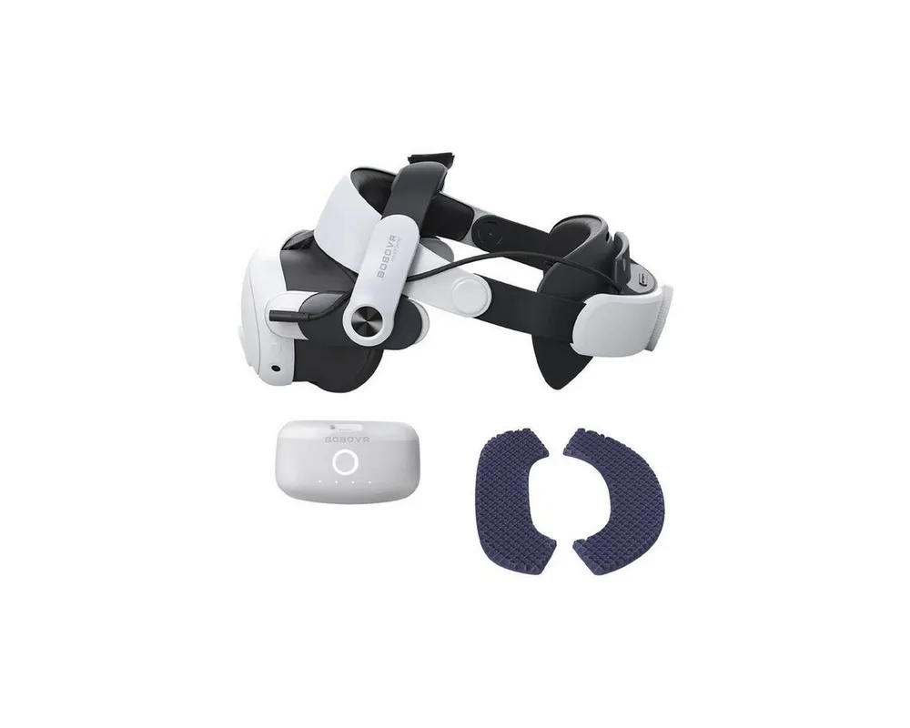 BOBOVR VR Brillen-Halterung BOBOVR M3 Pro Kopfband mit Akku für Quest 3 / 3S