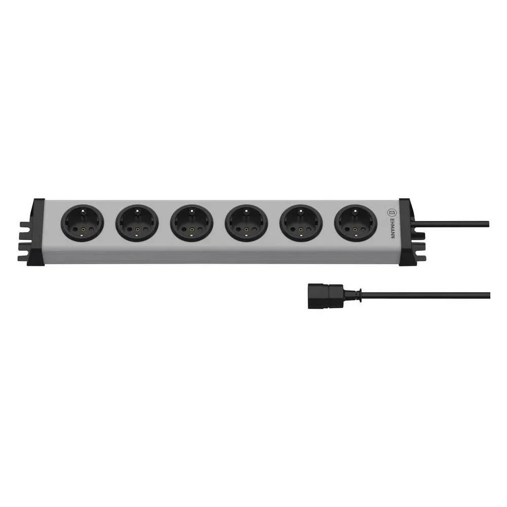 Bodo Ehmann Socket strip 19" 6w Schuko IEC plug 1.5m