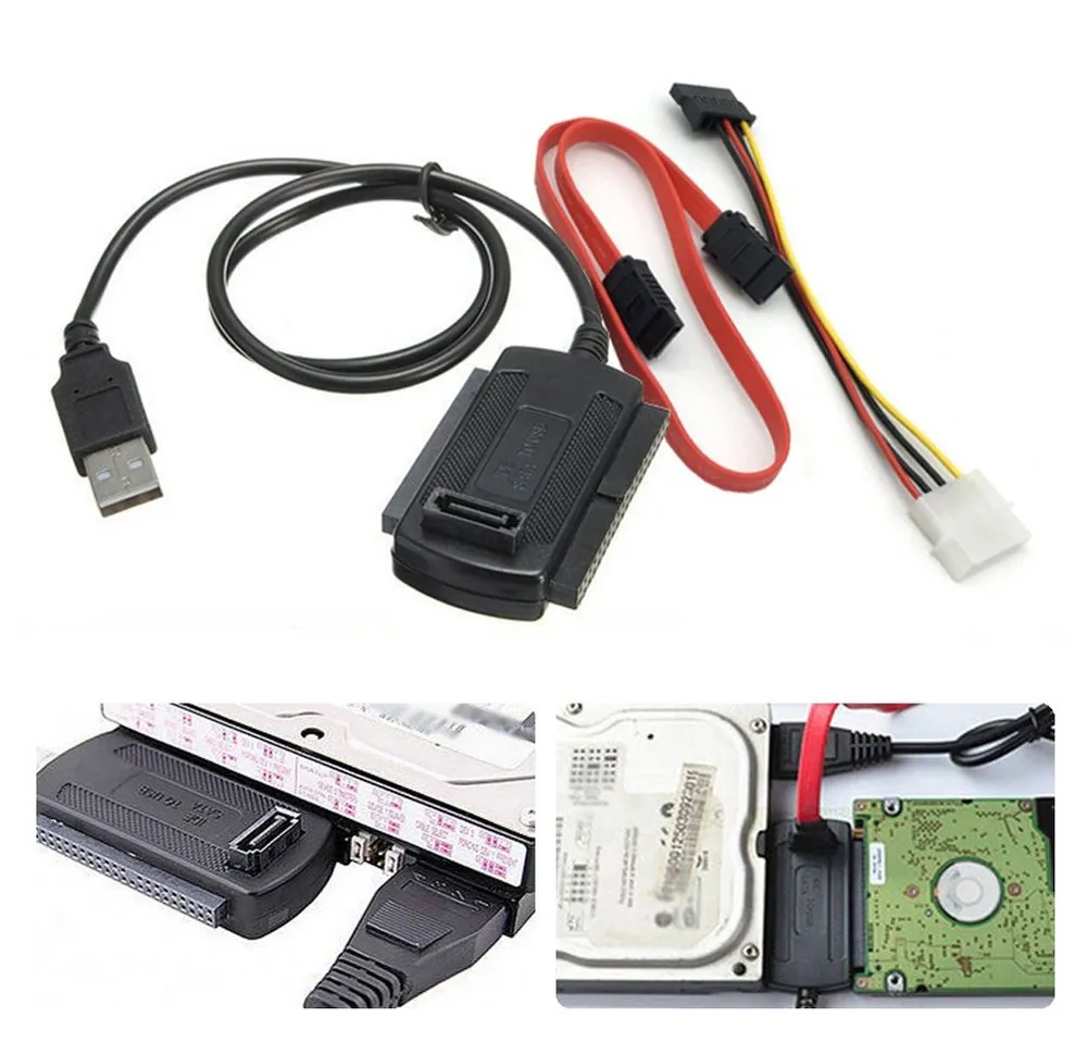 Bolwins B45 3in1 USB 2.0 auf IDE / SATA Kabel Adapter für Festplatte Laufwerk USB-Kabel, USB Typ A, IDE / SATA (50 cm), USB 2.0 auf IDE / SATA für Festplatte