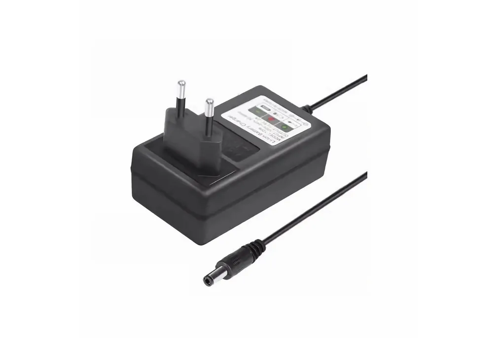 Bolwins B99C DC 12.6V 2A 5.5x2.5mm Netzadapter Li-Ion Batterie Akku Ladegerät Batterie-Ladegerät (2000 mA, Lithium-Batterie-Ladegerät, 1-tlg., für 12,6V Li-Ion 3S Akkupacks, 2000 mA, Lithium-Batterie-Ladegerät 1-tlg)