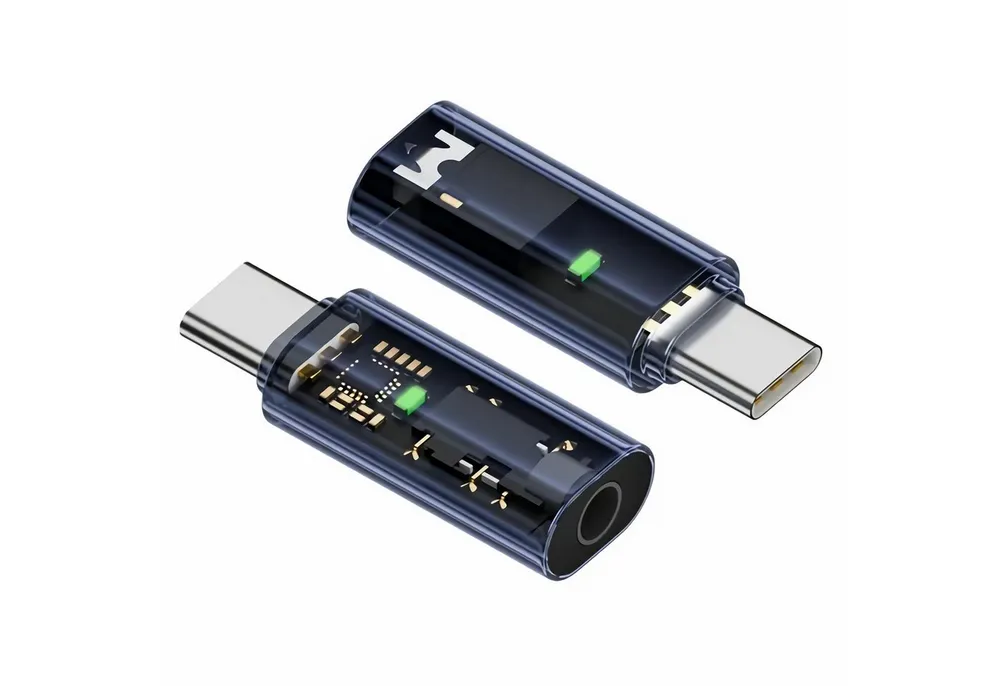Bolwins C68 USB-C auf 3,5mm Stereo Audio Adapter Kabel Kopfhörer Lautsprecher Audio-Adapter USB-C Stecker zu 3,5 mm Klinkenbuchse (TRRS / TRS), 0 cm, DAC Audio-Dekodierung USB-C auf 3,5 mm Headset-Adapter