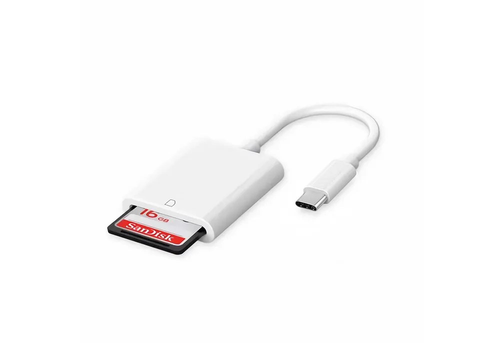 Bolwins D65 USB-C auf SD Kartenleser Speicherkarte OTG Kartenlesegerät Kabel Computer-Adapter USB-C Stecker zu SD-Kartensteckplatz, 10 cm, Plug & Play SD-Kartenleser Kompakte Bauform