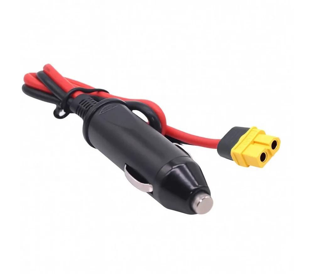 Bolwins G50 XT60 Buchse auf Stecker Auto Zigarettenanzünder Ladekabel Adapter Autoladekabel, Zigarettenanzünder-Stecker, XT60 Buchse (38 cm), Zigarettenanzünder auf XT60 Adapter mit Sicherung