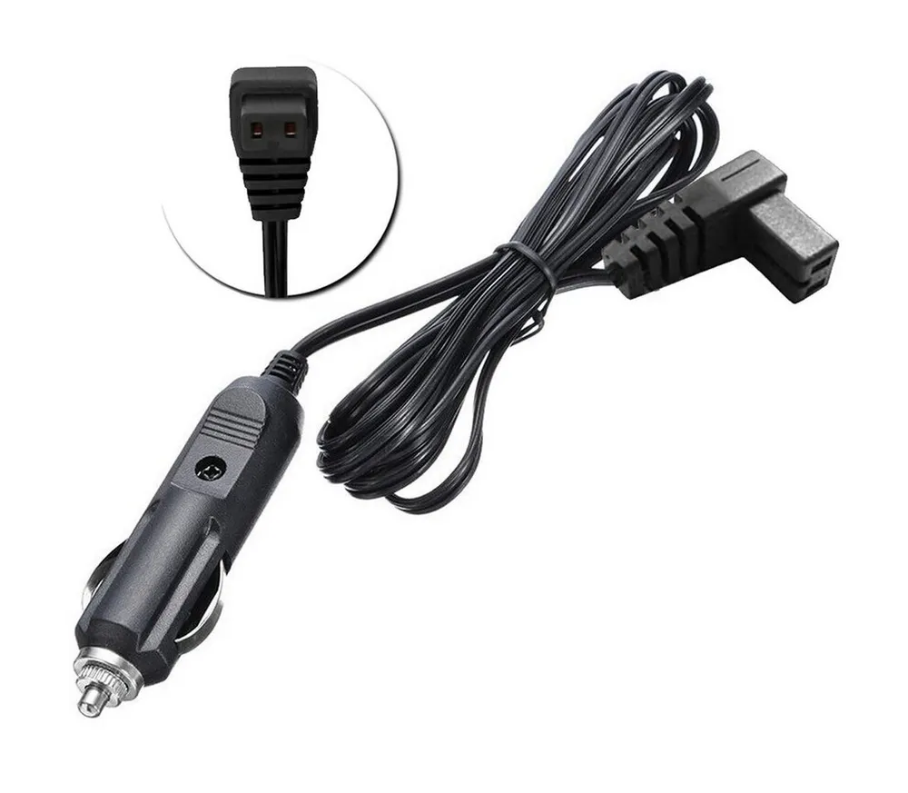 Bolwins H05C Auto Kühlschrank Kabel 12V/24V DC 2 Pin auf Zigarettenanzünder 2m Elektro-Kabel, Zigarettenanzünderstecker, DC 12V/24V kompatibel, 2-poliger DC-Stecker (200 cm), Robuster Zigarettenanzünderstecker, sichere Stromübertragung