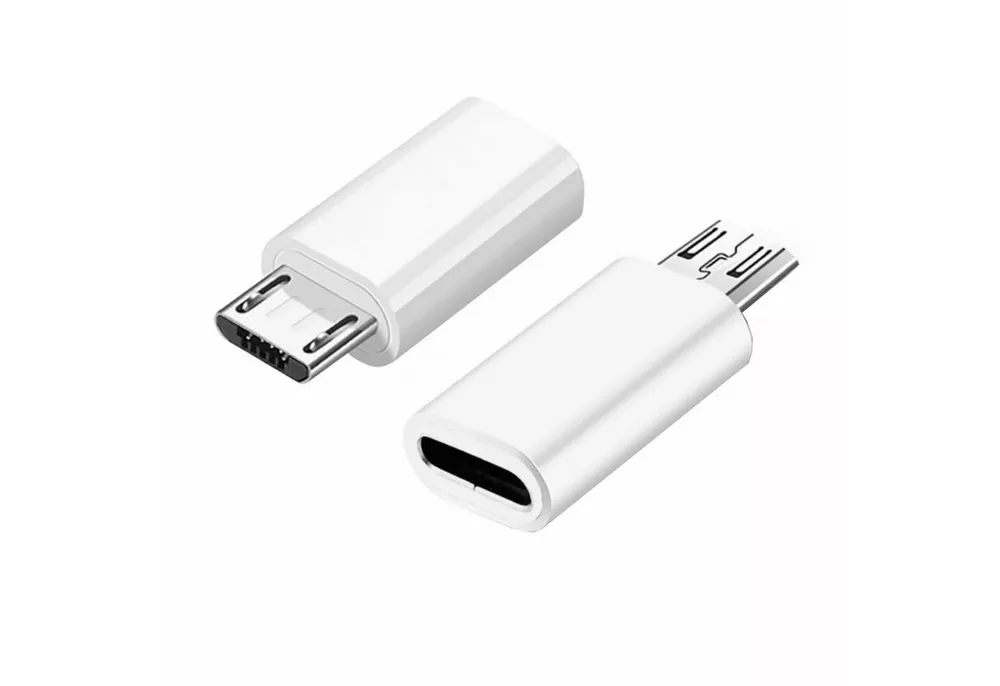 Bolwins I25 USB C auf micro USB Adapter Typ-C Buchse auf Micro B 5pin Stecker USB-Adapter Micro-USB (Micro-B, 5-Pin) zu USB-C (Typ C), 0 cm, USB-C auf Micro-USB Adapter, Laden & Datenübertragung