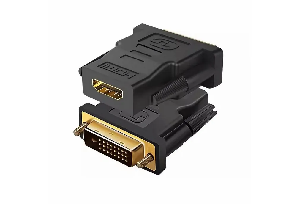 Bolwins K24 HDMI auf DVI Adapter HDMI Buchse zu DVI Stecker 24+1 Adapter 1080p Computer-Adapter DVI-D zu HDMI Buchse, DVI-D Stecker, 0 cm, Plug & Play, Verlustfreie Signalübertragung