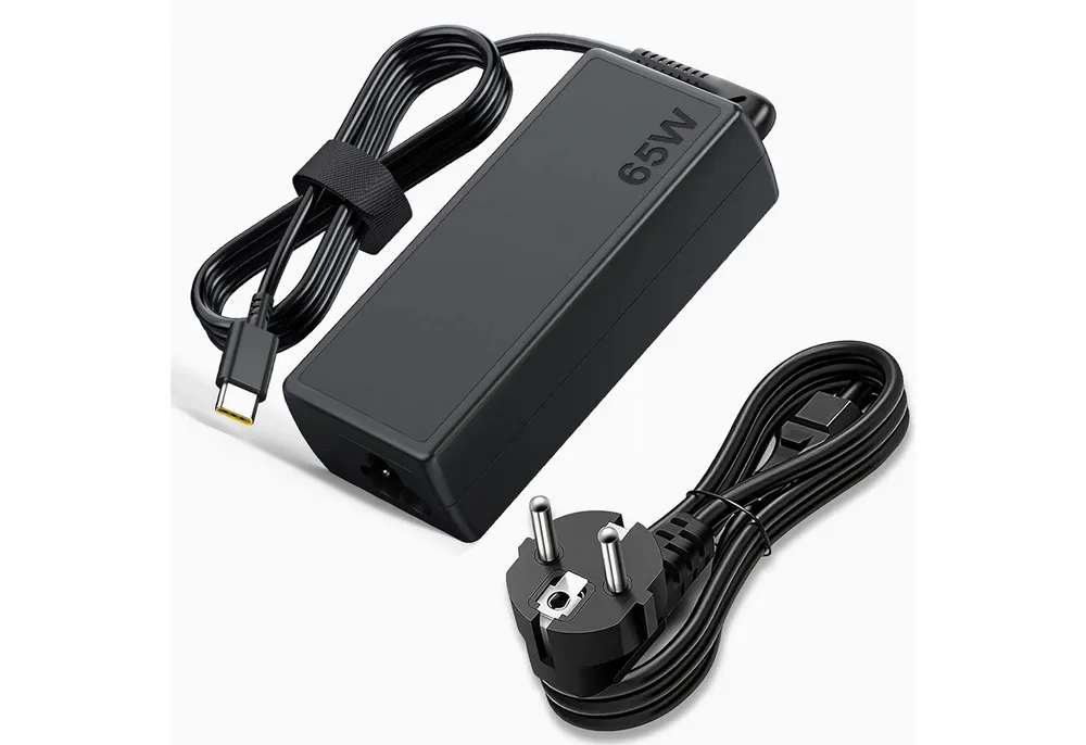 Bolwins K48C 65W Netzteil USB-C Ladegerät 20V 15V12V9V5V Laptop Lenovo HP ASUS Notebook-Netzteil (65 W Ladeleistung Automatische Leistungsanpassung Kurzschlussschutz)