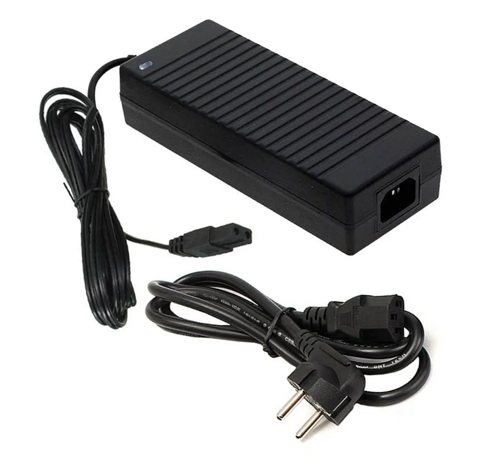 Bolwins L46C 120W 12V10A Spannung Wandler Netzteil Ladegerät für Auto Kühlbox Universal-Ladegerät (10000 mA, Packung, 2-tlg., inkl. Netzkabel, Spannungswandler 230V auf 12V, 2-Pin Anschluss, bis 120W)