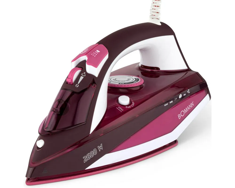 BOMANN Dampfbügeleisen DB 6005 CB, 2600 W, 360° Drehgelenk