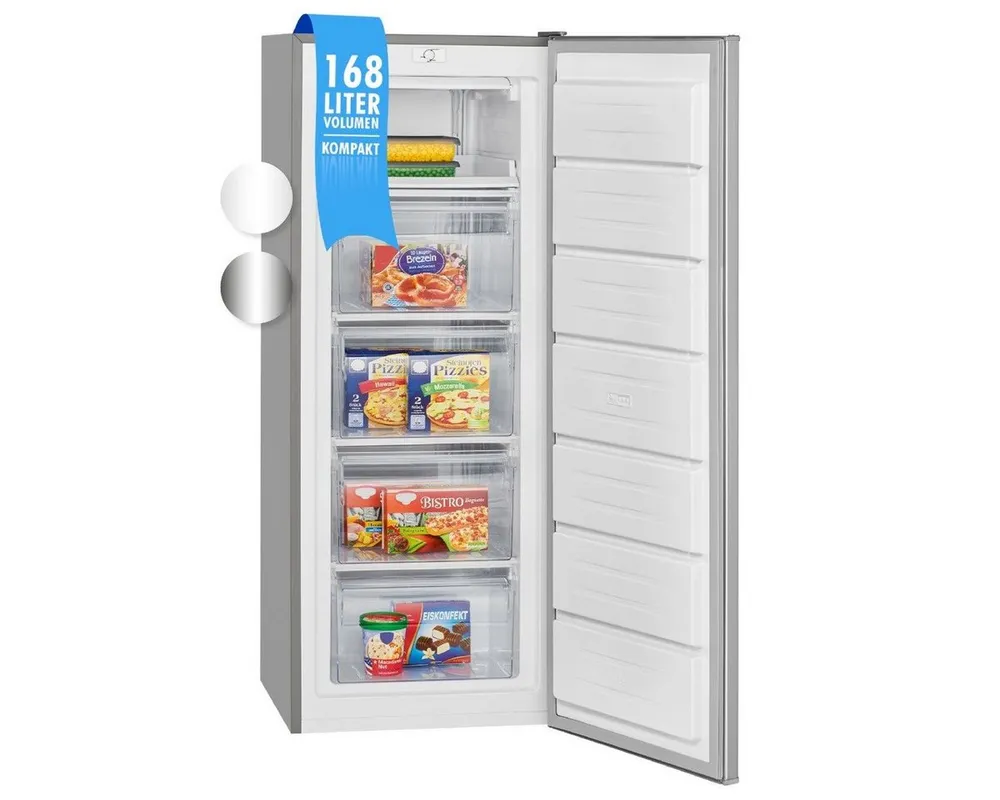 BOMANN Gefrierschrank GS 7340, 142.6 cm hoch, 54.4 cm breit, Gefrierschrank, 168 Liter Nutzinhalt