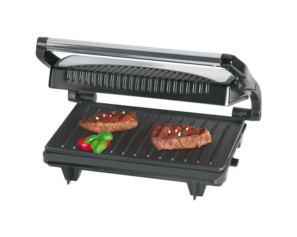 BOMANN Kontaktgrill MG 2251 CB, Kontaktgrill, beidseitiges Grillen, 700W