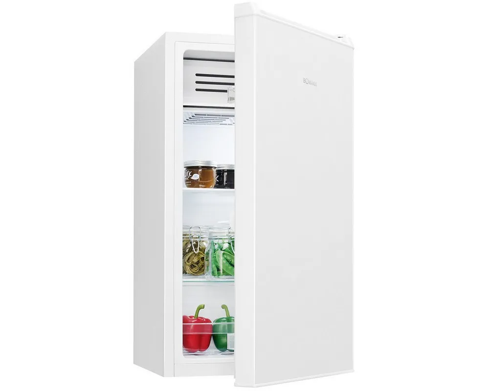 BOMANN Kühlschrank KS 7257, 85 cm hoch, 44.6 cm breit, Kühlschrank klein mit Frostfach, 83 Liter