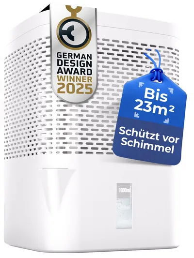BonAura Luftentfeuchter ohne Strom, für 55 m³ Räume, 680g Granulat, Schutz gegen Schimmel und muffige Gerüche