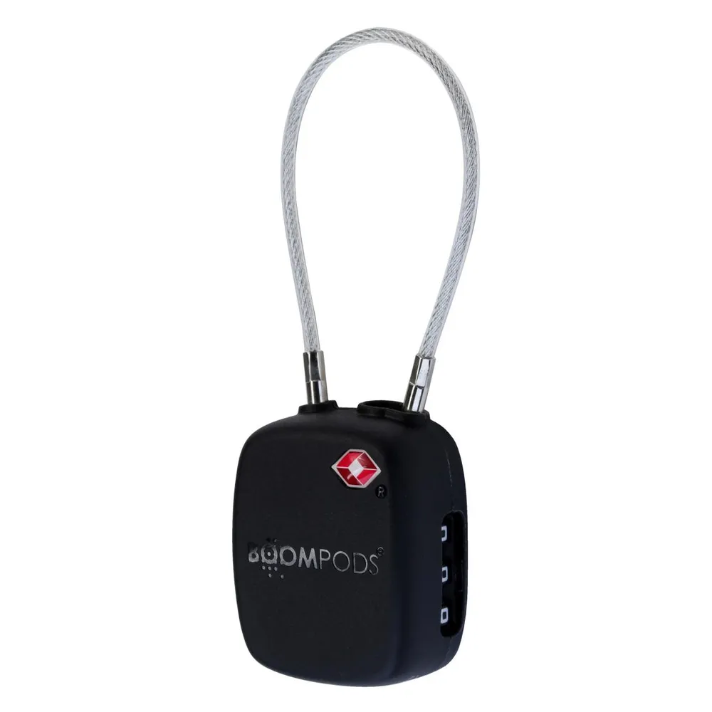 Boompods LOCK TSA Bag Tracker (Universal) Grey