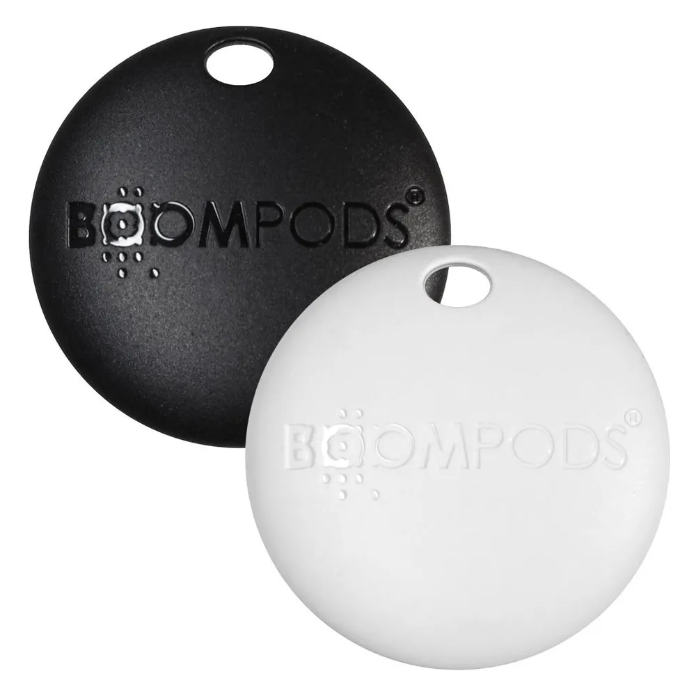 Boompods Boomtag 2 Pack schwarz & weiss