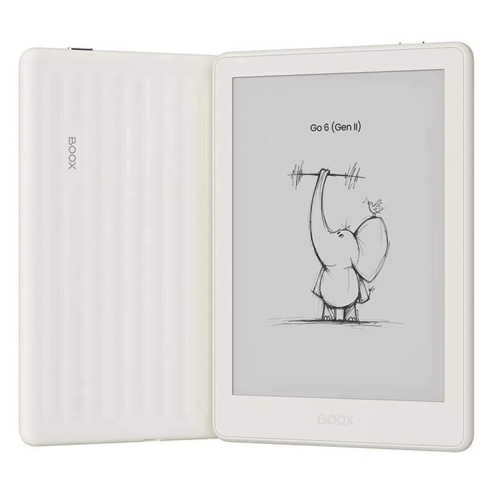 E-Book Reader BOOX Go 6 Gen II WiFi Bluetooth 6" 32GB Weiß con Stylus Pen