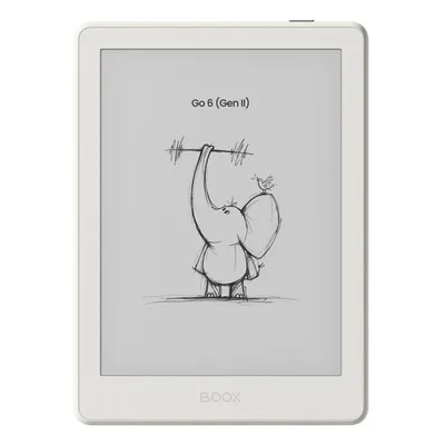 E-Book Reader BOOX Go 6 Gen II WiFi Bluetooth 6" 32GB Weiß con Stylus Pen