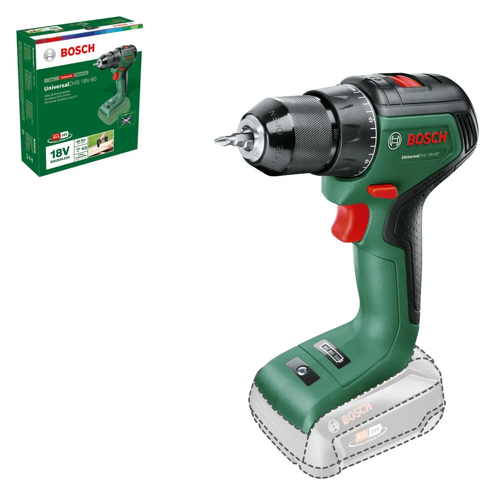 Bosch UniversalDrill 18V-60 (ohne Akku)