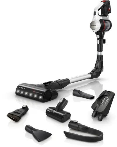 BOSCH Akku-Stielstaubsauger Unlimited Serie 7 BKS711PET/BKS711MTB, beutellos, 40 Min. Laufzeit, knickbares Rohr, inkl. umfangreichen Zubehör
