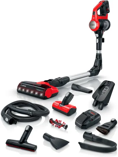BOSCH Akku-Stielstaubsauger Unlimited Serie 7 BKS711PET/BKS711MTB, beutellos, 40 Min. Laufzeit, knickbares Rohr, inkl. umfangreichen Zubehör