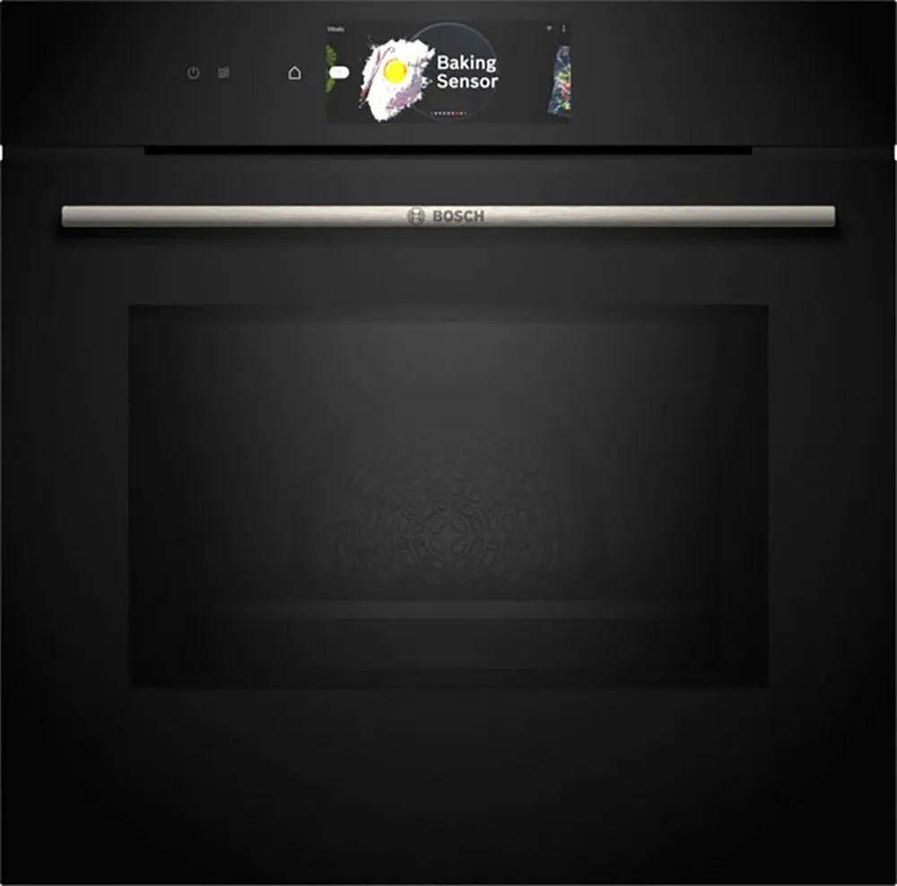 BOSCH Backofen mit Mikrowelle Serie 8 HMG778NB1, mit 1-fach-Teleskopauszug, Pyrolyse-Selbstreinigung