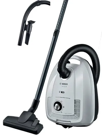 BOSCH Bodenstaubsauger Bosch BGL38WH2 Serie4 Beutelstaubsauger mit Kabel 4L 600W weiß