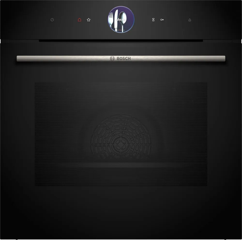 BOSCH Dampfbackofen Serie 8 Serie 8,HSG7261B1, Einbau-Dampfbackofen, Schwarz,EEK:A+, mit Teleskopauszug nachrüstbar