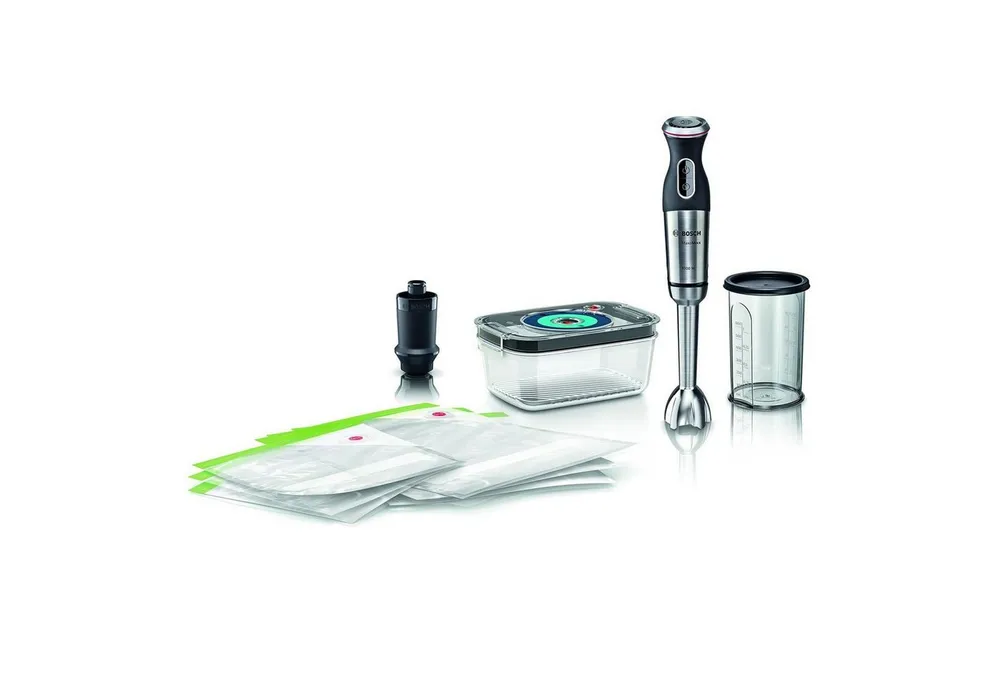 BOSCH Handmixer MS8CM61V1 Stabmixer inkl. Vakuum-Frischhaltesystem, 1000 W