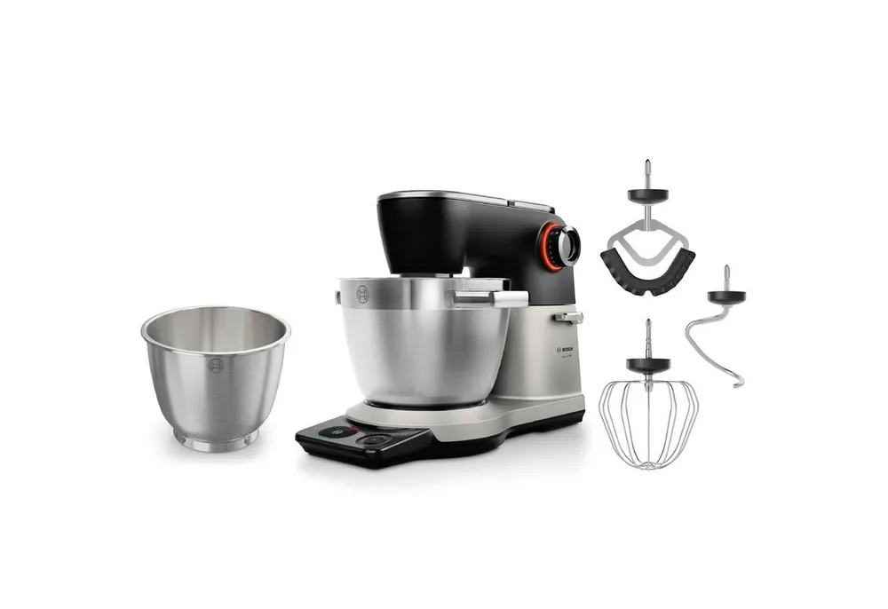 BOSCH Küchenmaschine Küchenmaschine Serie 8, MUMS8ZS18, XL 6 L Edelstahlschüssel, Waage, 1800 W, 10,2 l Schüssel, 7 Automatikprogramme, Timer, Vollmetallgehäuse, Edelstahl-Rührer