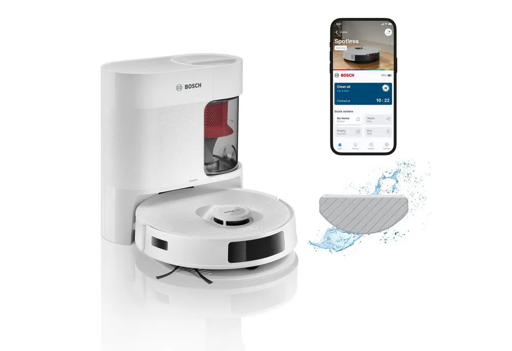 BOSCH Saugroboter Spotless BCRD2W
