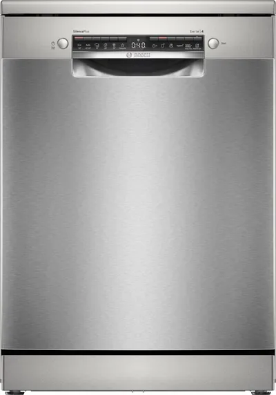 BOSCH Standgeschirrspüler Serie 4 SMS4EVI09E, 14 Maßgedecke, Autom. Türöffnung gegen Kondenswasser, VarioFlex-Körbe & Schublade
