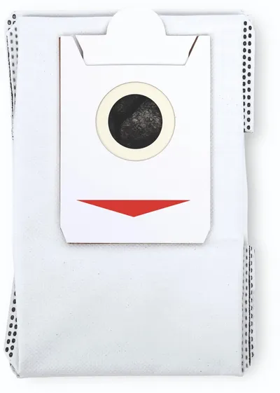 BOSCH Staubsaugerbeutel BHZRDBAB, antibakteriell, für Spotless Max und Max Cam Saugroboter, für Servicestation, bindet Feinstaub, Allergene und Gerüche, 3er Pack