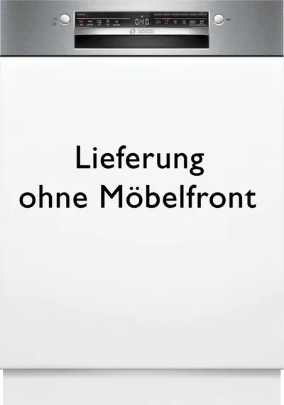 BOSCH teilintegrierbarer Geschirrspüler Serie 2 SMI2HVS06E, 14 Maßgedecke, Smarter Smart Start & flexibler, höhenverstellbarer Rackmatic-Korb