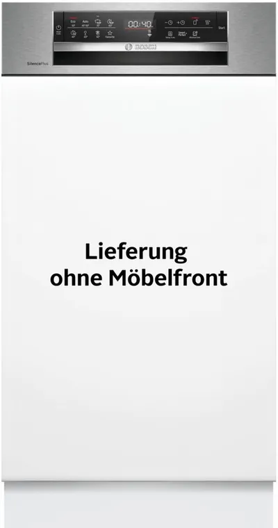 BOSCH teilintegrierbarer Geschirrspüler Serie 6 SPI6EMS21E, 10 Maßgedecke, Mit 3-fach Rack Matic & 2 Sprüharmen im Oberkorb
