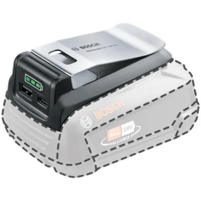 Bosch UniversalUSB 18V-15 Akku-Adapter USB-A und USB-C