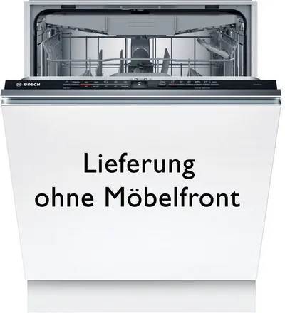 BOSCH vollintegrierbarer Geschirrspüler Serie 2 SMV2HVX06E, 14 Maßgedecke, Platzsparende VarioSchublade & prakt. Info Light zur Statusanzeige