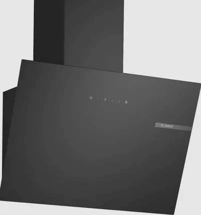 BOSCH Wandhaube Abzugshaube Kopffreihaube Glas schwarz 60cm DWK65DK6K Abzugshaube Kopffreihaube Glas schwarz 60cm DWK65DK6K