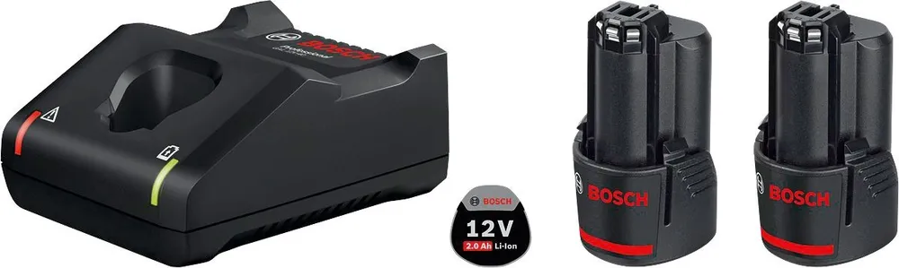 Bosch Professional Akku Starter-Set, 12 V, 2 Ah