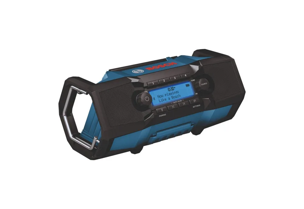Bosch Professional GPB 18V-3SC Akku Radio 18 V FM / DAB+ / Bluetooth / IP54 Solo Baustellenradio