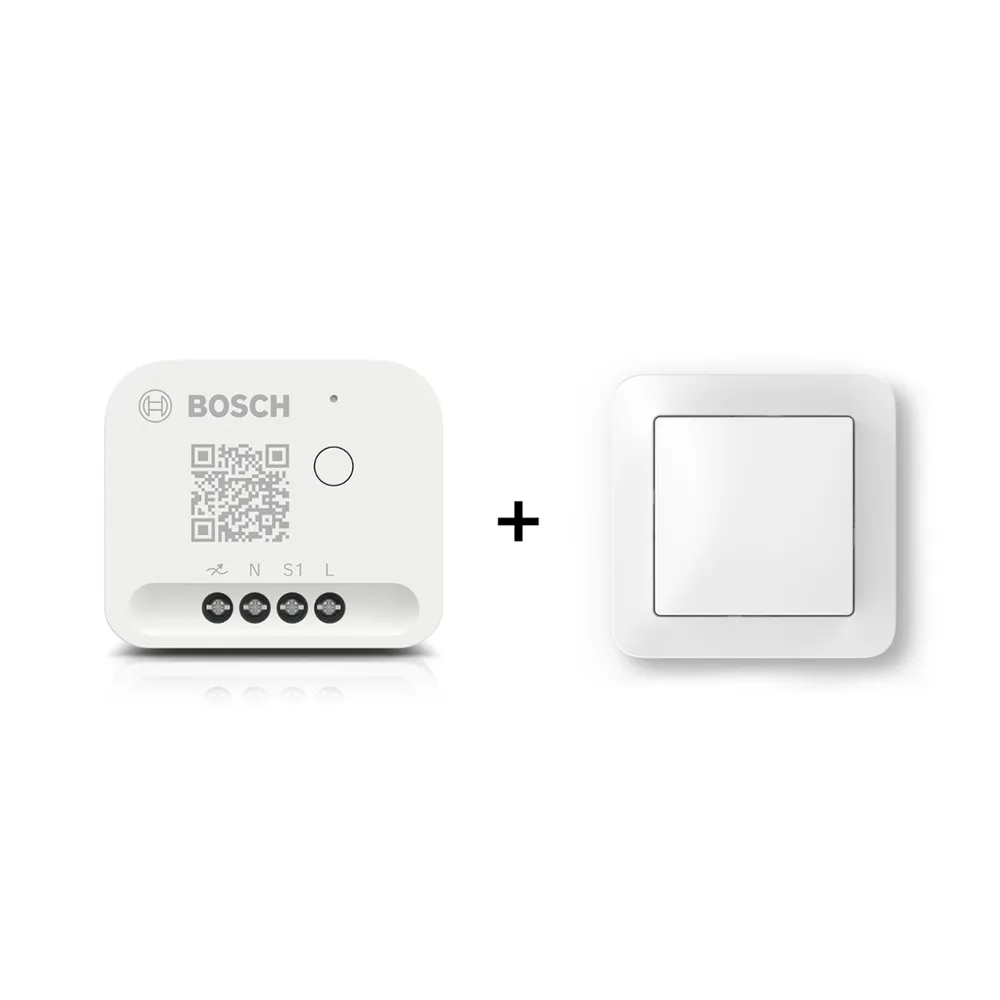 Bosch Smart Home Dimmer + Wandschalter für smarte Aktoren