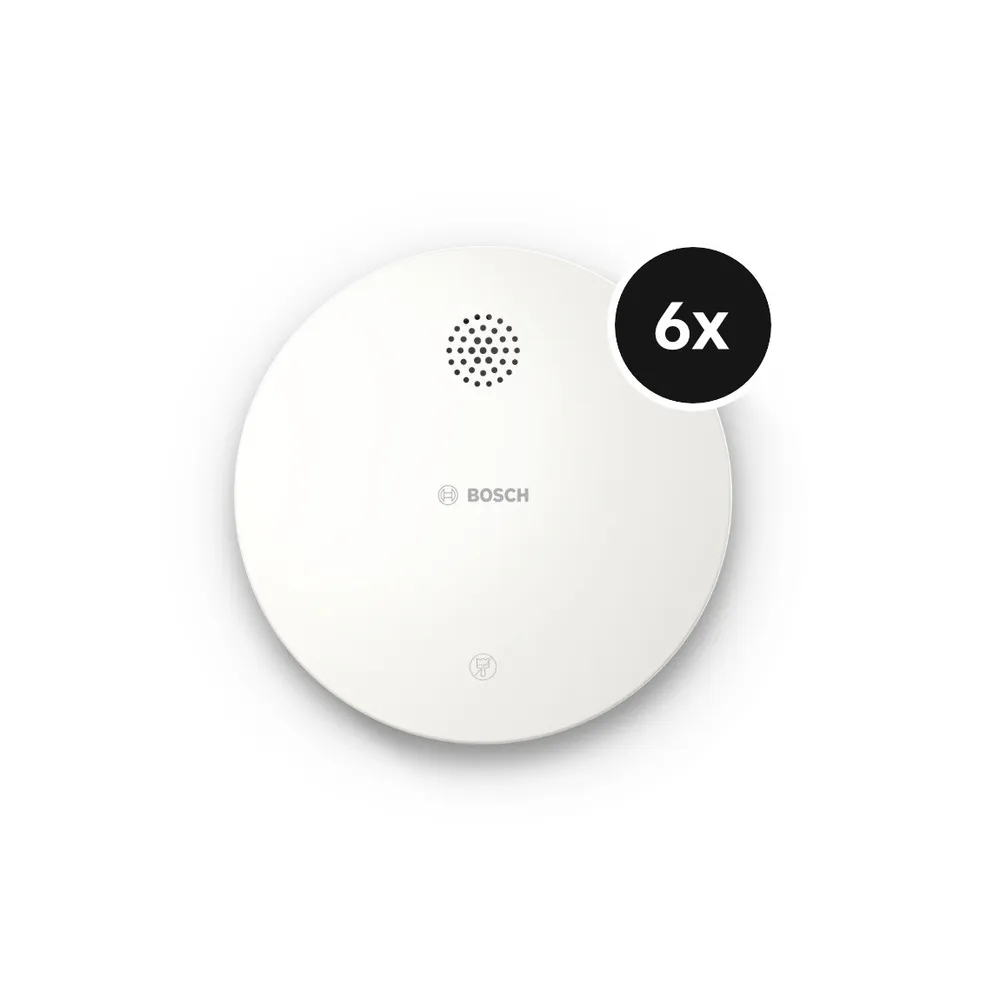 Bosch Smart Home Rauchwarnmelder II - 6er-Set