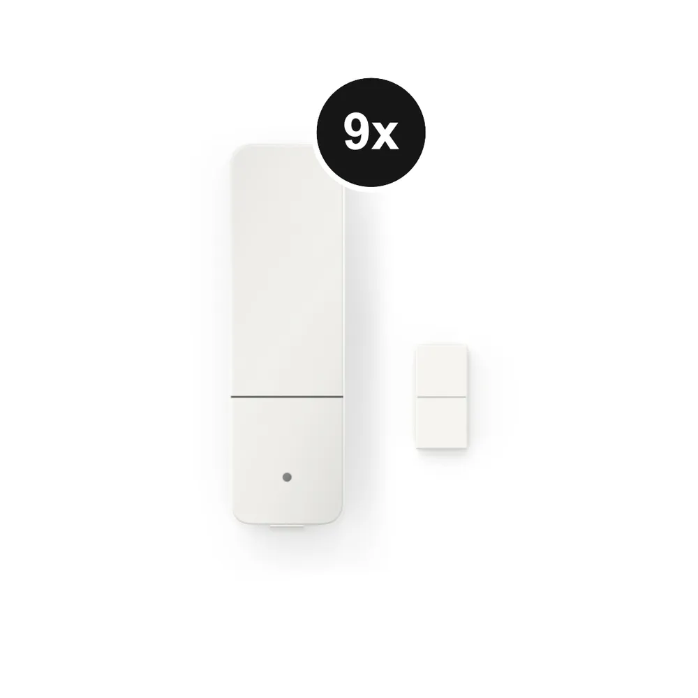 Bosch Smart Home Tür-/Fensterkontakt II [+M] - 9er-Set - Weiß
