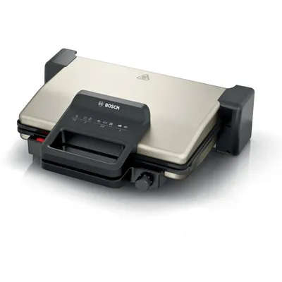 Kontaktgrill Bosch TCG3302 Aluminium Keramikplatten 310x220mm 2000W 180° Öffnung