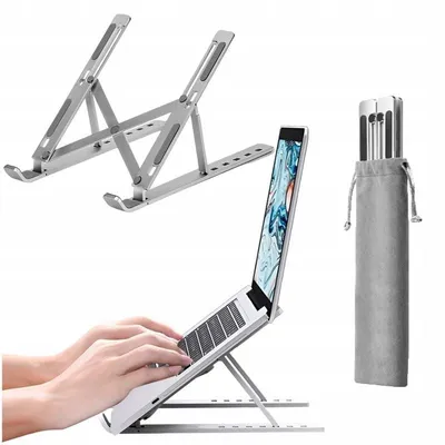 Bounn Laptop-Ständer Aluminium 13" Höhenverstellbar Faltbar