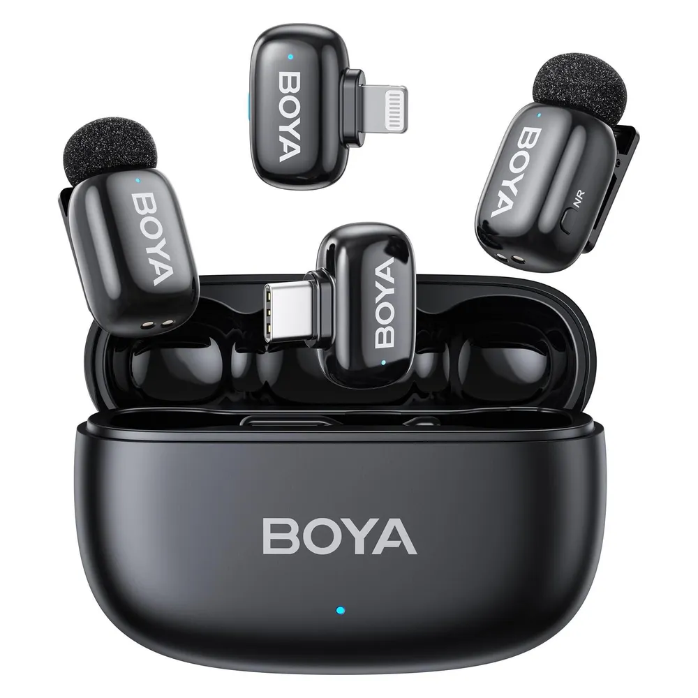 Boya Mini 2 Schwarz für USB-C und Lightning