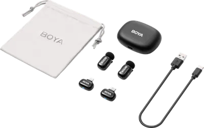 Boya Mini 2 Schwarz für USB-C und Lightning