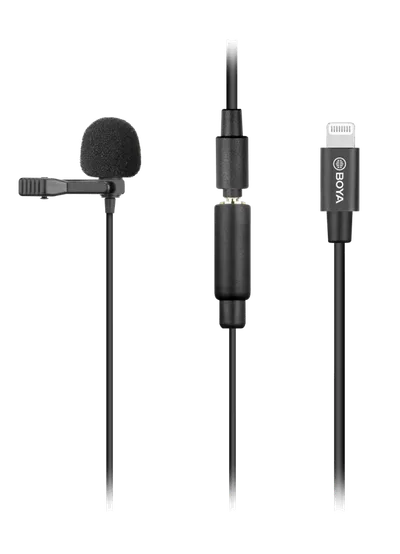 Boya BY-M2 Lavalier Mikrofon mit Lightning-Kabel