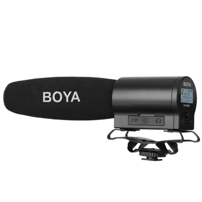 BOYA BY-DMR7 Camcorder-Mikrofon Schwarz