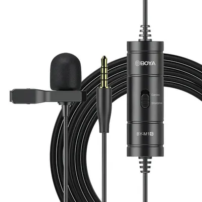 Mikrofon Boya BY-M1S Lavalier omnidirektional Kondensator Kabel 6 m