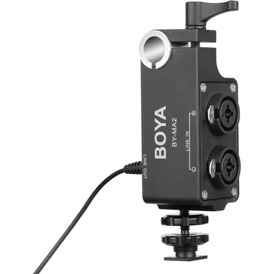 BOYA BY-MA2 2-Kanal XLR Audiomixer